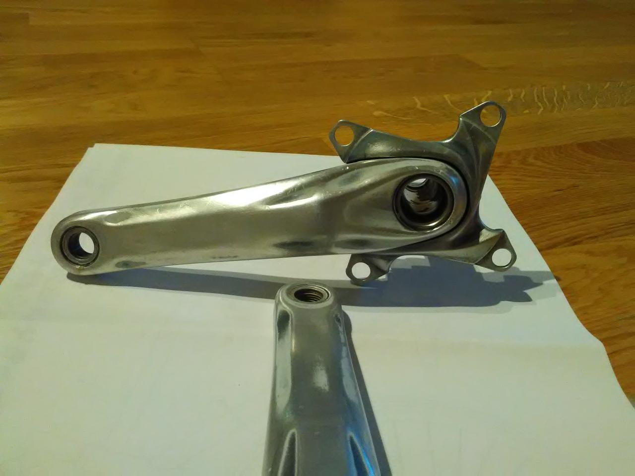 Cranks sanded